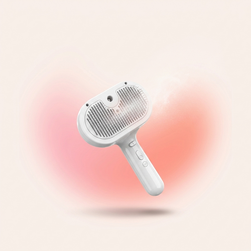 PetMist self-cleaning pet comb studio