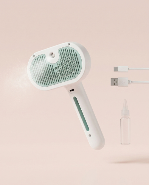 PetMist self-cleaning comb — Blush studio 2